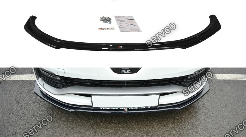 Prelungire splitter bara fata Renault Clio Mk4 RS 2012-2019 v3 - Maxton Design