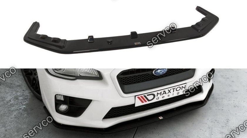 Prelungire splitter bara fata Subaru Impreza Mk4 WRX STI 2014-2016 v13 - Maxton Design