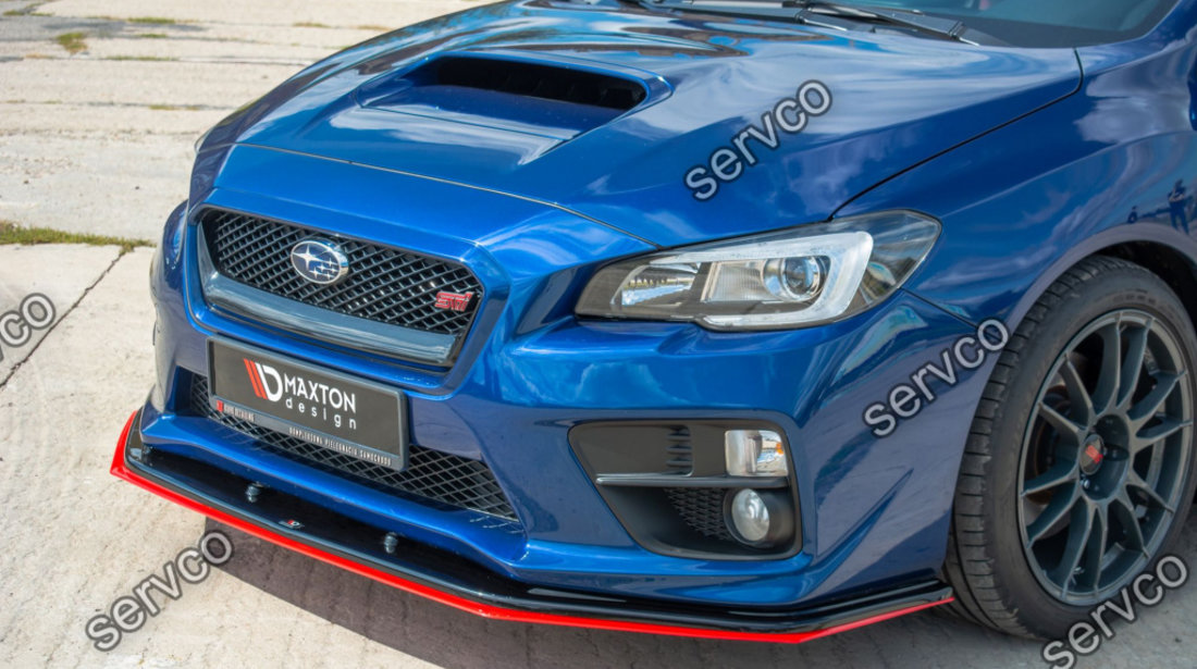 Prelungire splitter bara fata Subaru Impreza Mk4 WRX STI 2014-2016 v15 - Maxton Design