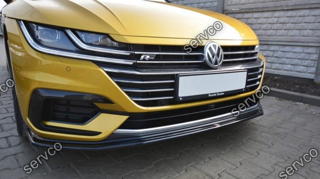 Prelungire splitter bara fata Volkswagen Arteon 2017- v1 - Maxton Design