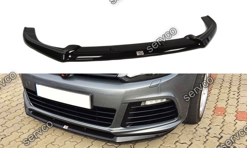 Prelungire splitter bara fata Volkswagen Golf 6 R Cupra Look 2008-2012 v9 - Maxton Design