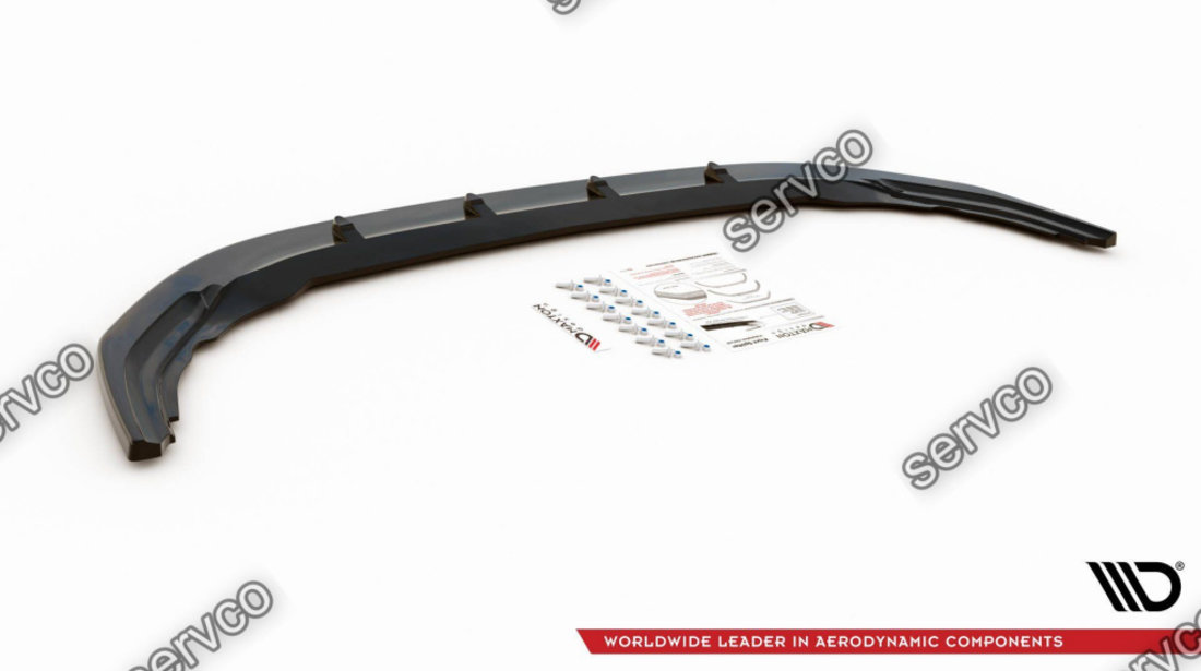 Prelungire splitter bara fata Volkswagen Golf R 8 2020- v19 - Maxton Design