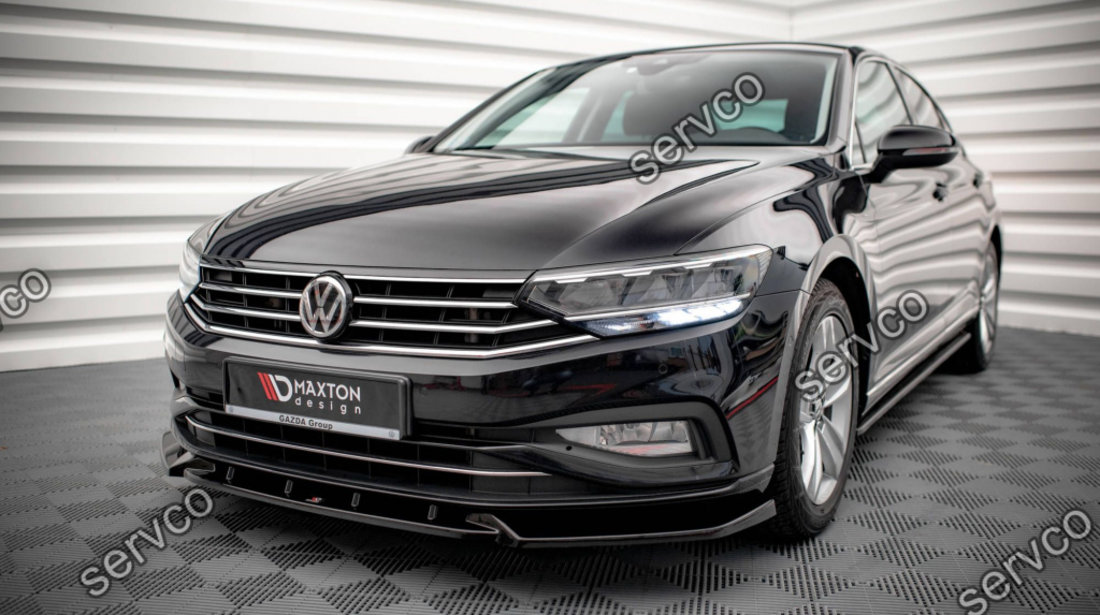 Prelungire splitter bara fata Volkswagen Passat B8 Facelift 2019- v14 - Maxton Design