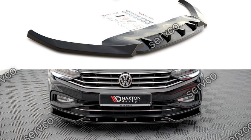 Prelungire splitter bara fata Volkswagen Passat B8 Facelift 2019- v14 - Maxton Design