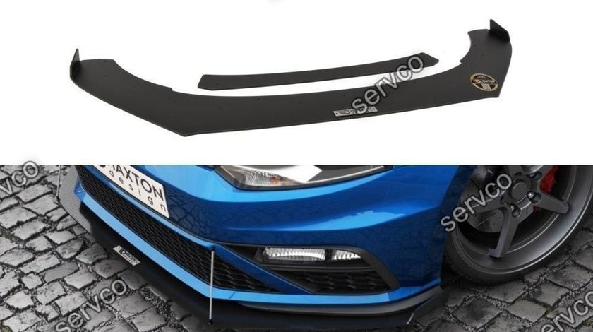 Prelungire splitter bara fata Volkswagen Polo Mk5 GTI Facelift 2015-2018 v6 - Maxton Design