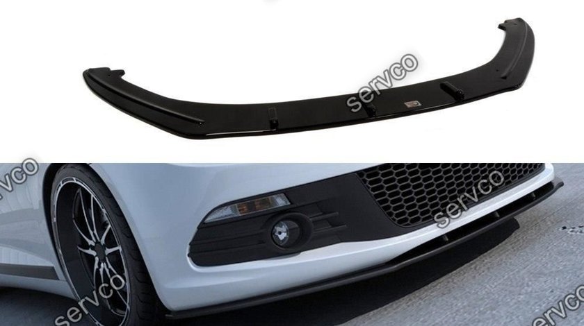 Prelungire splitter bara fata Volkswagen Scirocco Mk3 2008-2014 v1 - Maxton Design