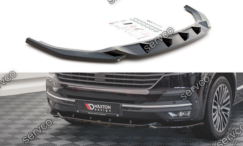 Prelungire splitter bara fata Volkswagen T6 Facelift 2019- v4 - Maxton Design