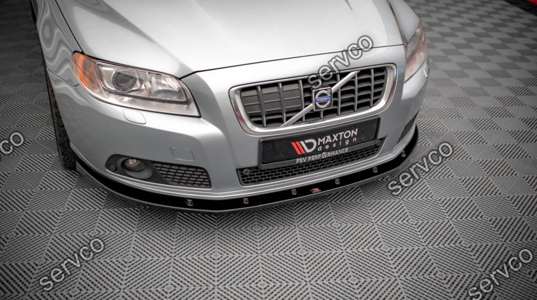 Prelungire splitter bara fata Volvo V70 Mk3 2007-2013 v1 - Maxton Design