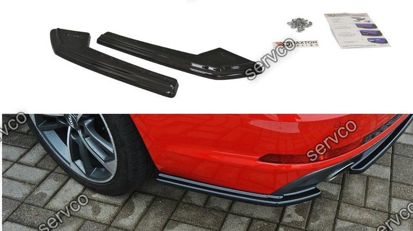 Prelungire splitter bara spate Audi A4 B9 Avant S-Line 2015-2019 v1 - Maxton Design