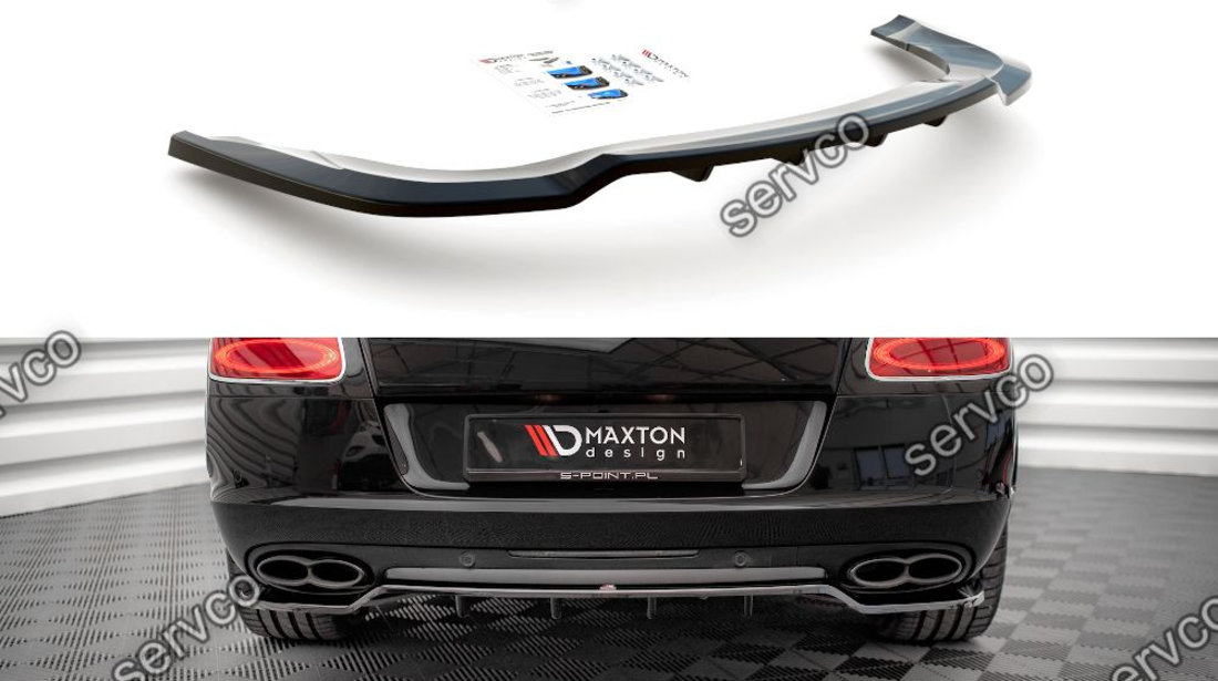 Prelungire splitter bara spate Bentley Continental GT V8 S Mk2 2014-2016 v3 - Maxton Design