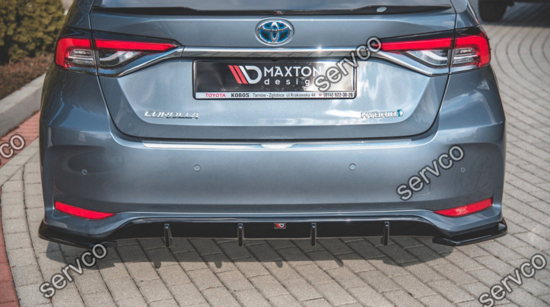 Prelungire splitter bara spate Toyota Corolla XII Sedan 2019- v1 - Maxton Design