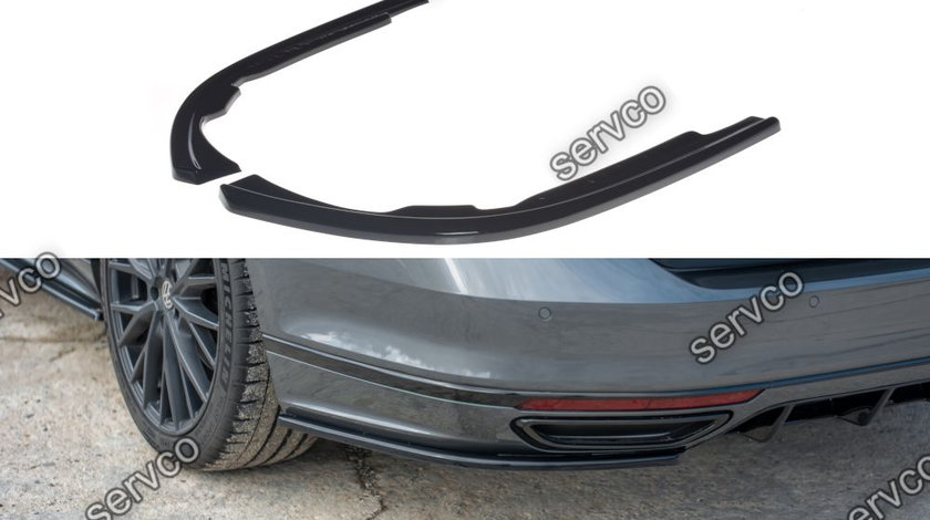 Prelungire splitter bara spate Volkswagen Passat B8 R-Line 2015- v3 - Maxton Design