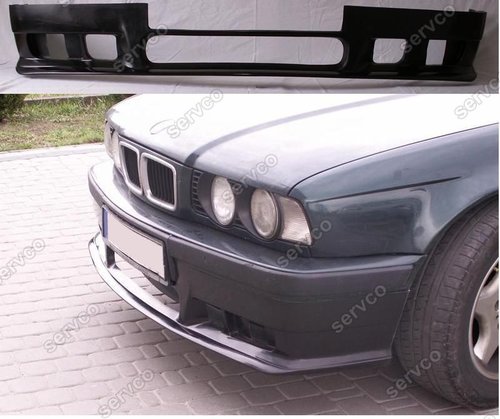 Prelungire spoiler buza bara fata BMW E34 pachet M tech Aerodynamic v1