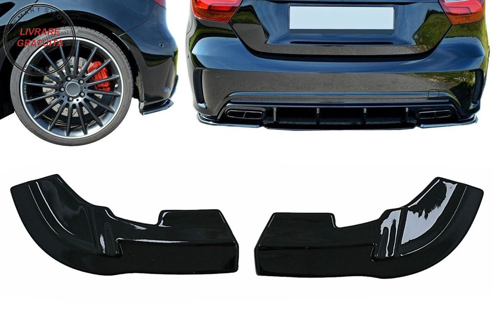 Prelungiri Extensii Bara Spate Mercedes W176 Sport Line A45 Hatchback (2012-2018) - livrare gratuita