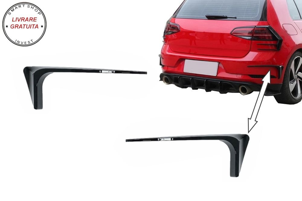 Prelungiri Extensii Splitere Bara Spate VW Golf 7.5 (2017-2019)- livrare gratuita