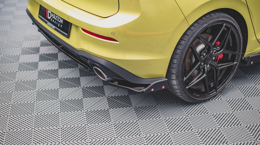 Prelungiri Spate Splitere laterale + Flaps V.1 Volkswagen Golf 8 GTI Clubsport VW-GO-8-GTI-CS-RSD1T+RSF