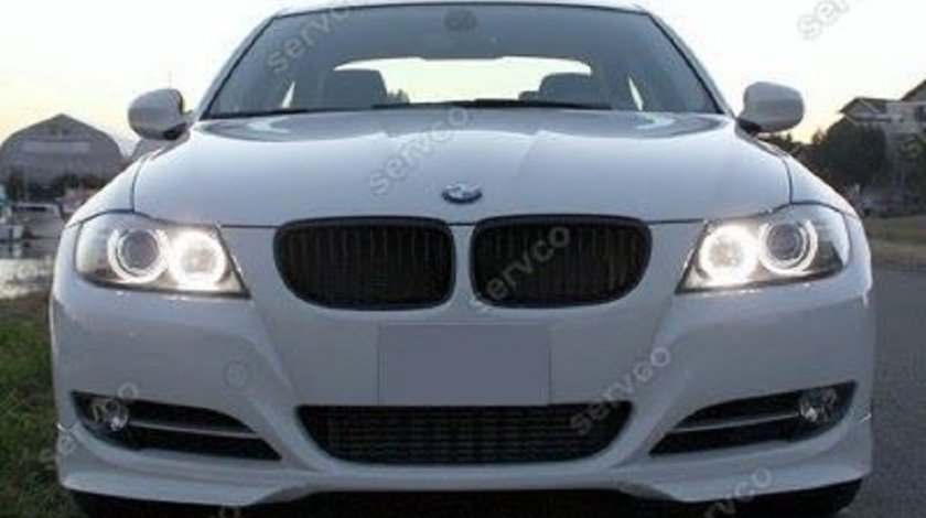 Prelunigre difuzor extensie lip buza bara fata BMW E91 pachet M 2005-2008 v2