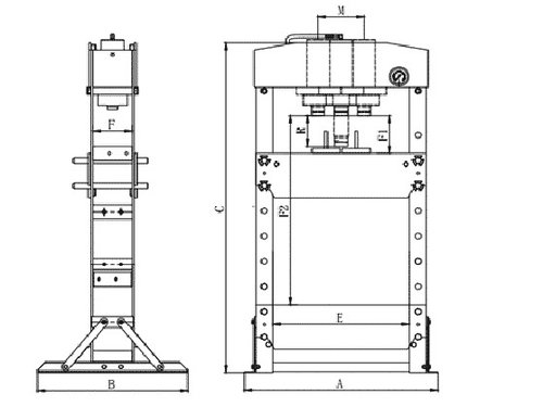 Presa Hidraulica (tip Coloana) Chicago Pneumatic 8941086200