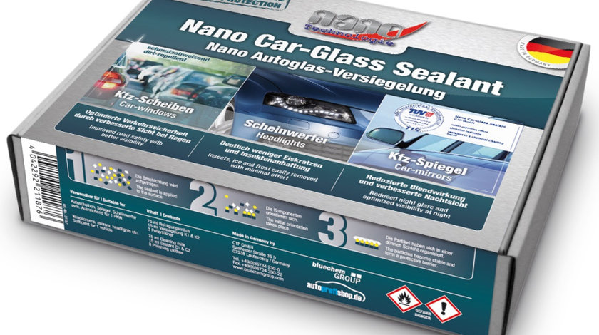 Pro Tec Nano Car-glass Sealant Kit Tratament Hidrofob Parbriz PRO21187