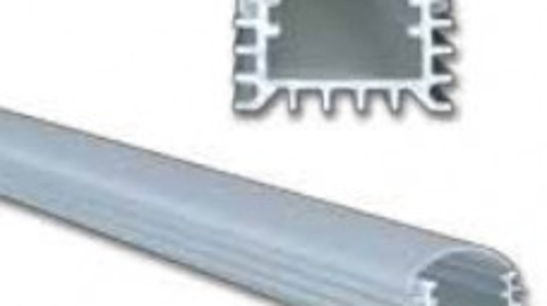 Profil Aluminiu Capac Transparent 1M Pentru Banda Led 886AL Cod Profil 886AL 210817-9