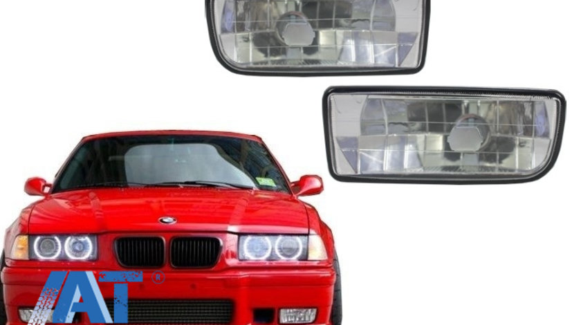 Proiectoare faruri ceata compatibil cu BMW 3 Series E36 (1991-2000) Crom