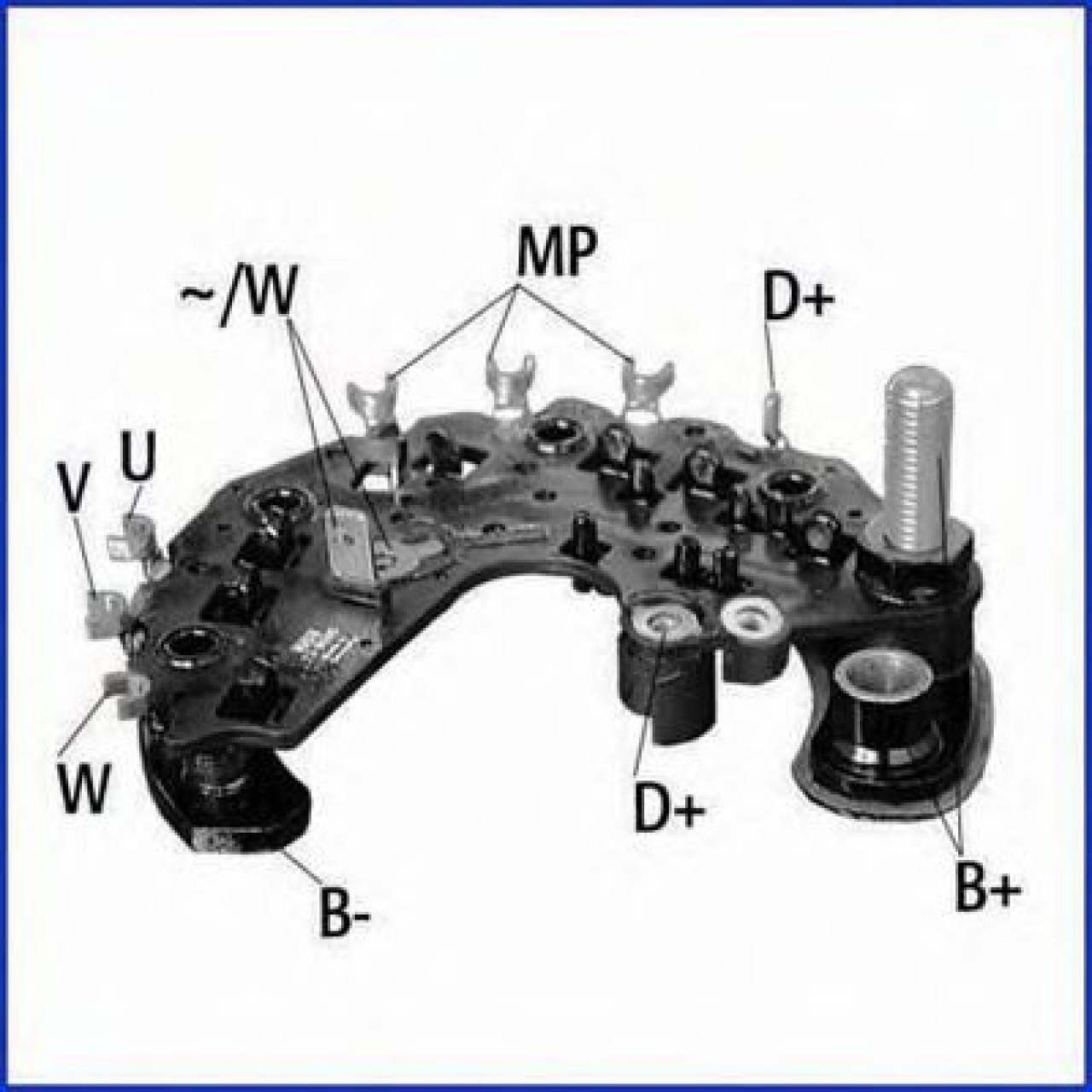 Punte diode PEUGEOT PARTNER caroserie (5) (1996 - 2012) HITACHI 139695 piesa NOUA