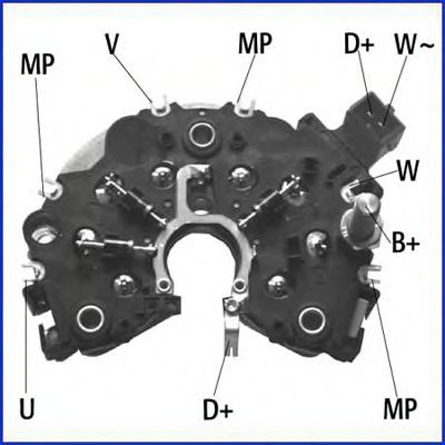 Punte diode VW POLO Variant (6KV5) (1997 - 2001) HITACHI 139454 piesa NOUA