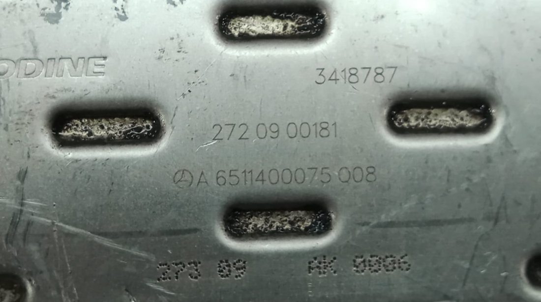 Racitor de gaze egr 2.2 cdi om651 A6511400075 Mercedes-Benz C-Class W204/S204/C204 [facelift] [2011 - 2015]