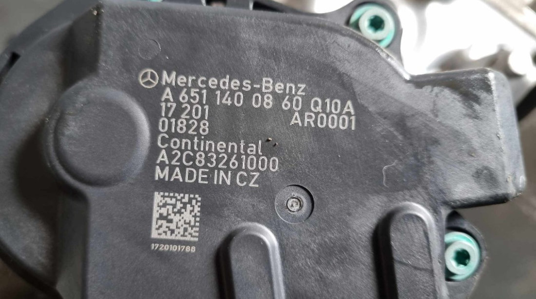 Racitor gaze + EGR A6511400675 / A6511400860 Mercedes-Benz C-Class (S205) 220 BlueTEC/d 163cp motor OM 651.921