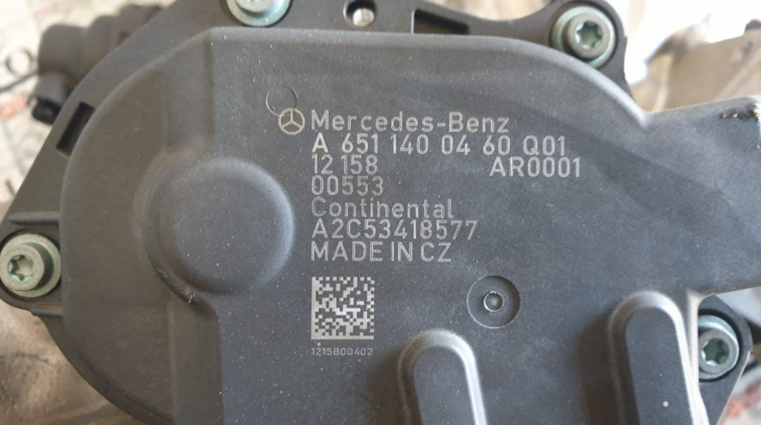 Racitor gaze + EGR Mercedes-Benz GLA (X156) 220 CDI / d 2.1 163cp coduri : A6511400275 / A6511400460