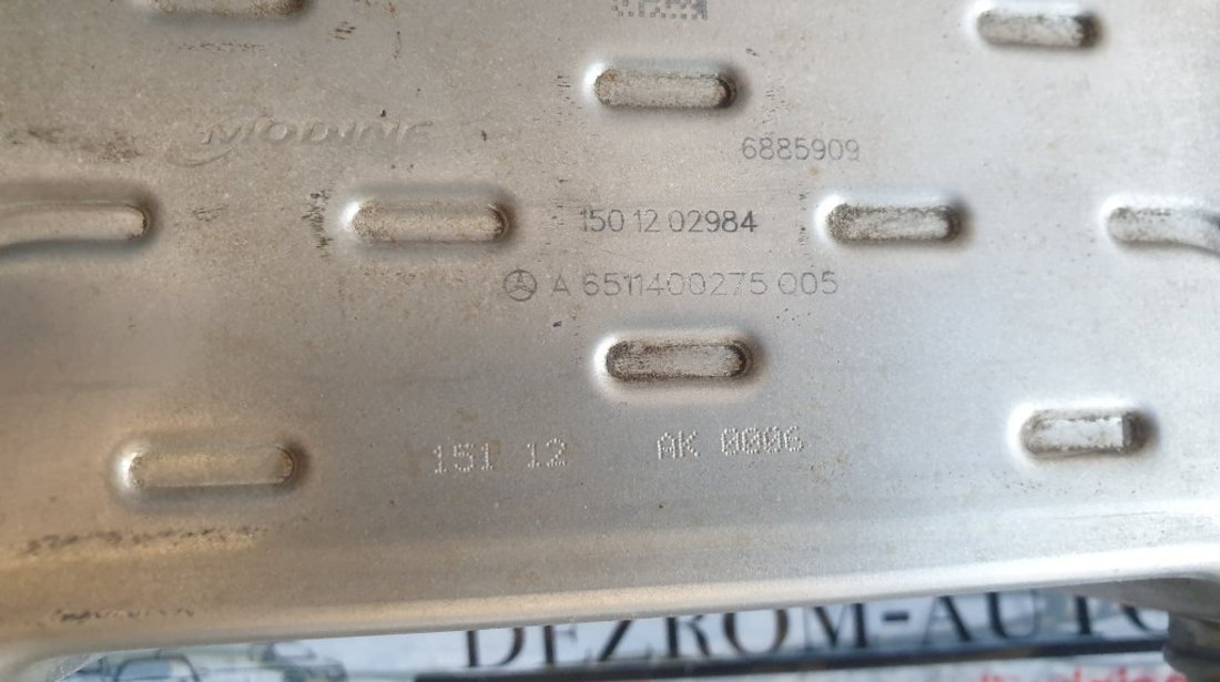 Racitor gaze + EGR Mercedes-Benz Viano (W639) 2.0 4-matic CDI 136cp coduri : A6511400275 / A6511400460