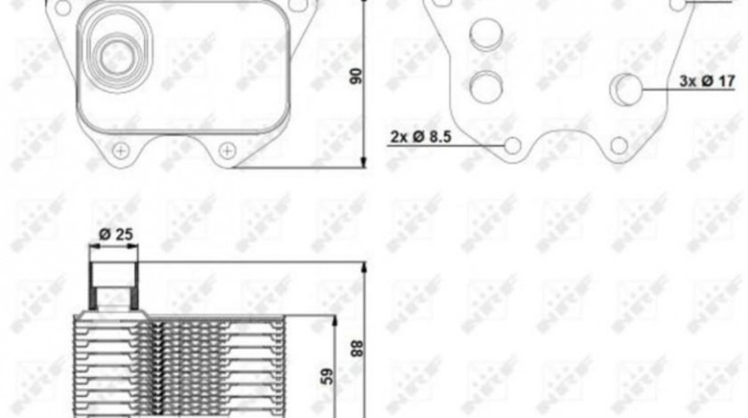 Racitor ulei Audi AUDI A6 (4G2, C7, 4GC) 2010-2016 #3 046016N