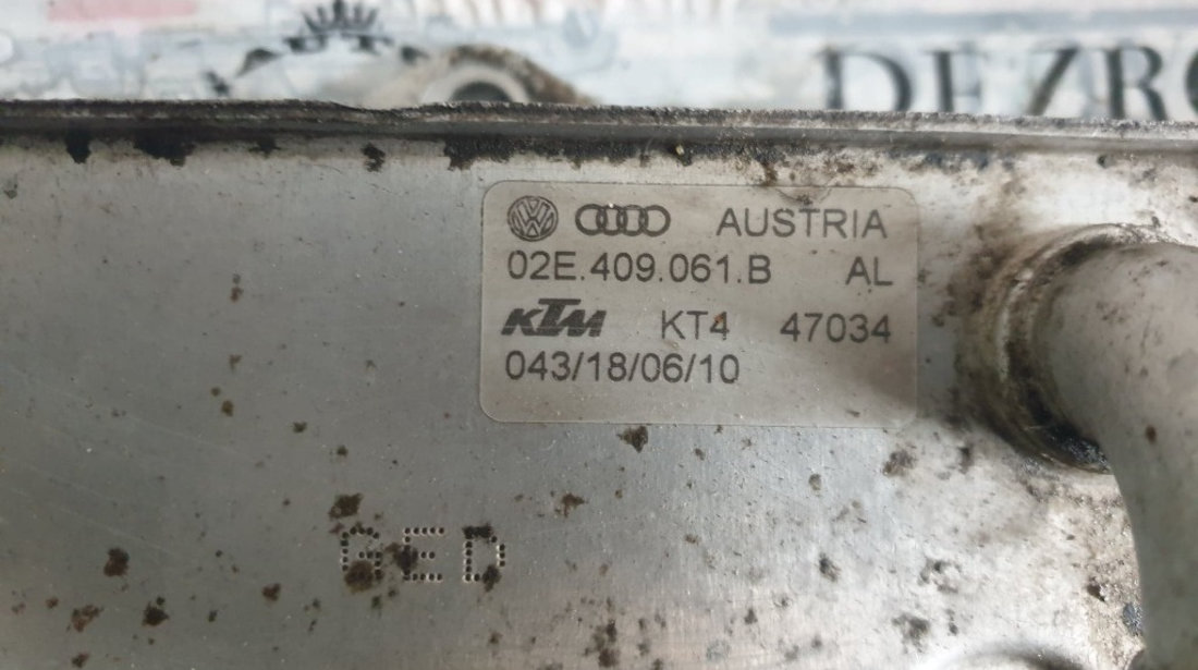 Racitor ulei cutie automata Skoda Octavia II 1.6 LPG cod piesa : 02E409061B
