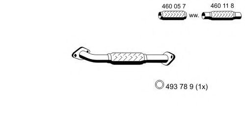 Racord evacuare FORD MONDEO III (B5Y) (2000 - 2007) ERNST 344401 piesa NOUA