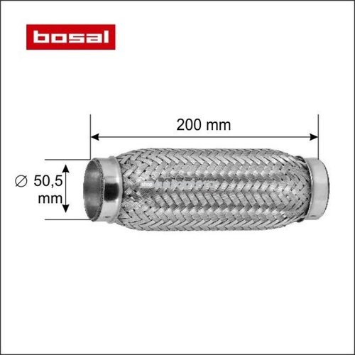 Racord flexibil toba esapament 50,5 x 200 mm BOSAL 265-579 piesa NOUA