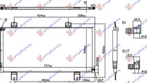 Radiator Ac/ 1 3 Benzina (73 7x35 3x1 6) - Honda J...