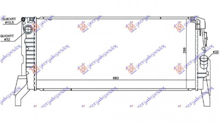 Radiator Ac/ 2 0 (225i) Benzina (64 8x28 4x1 6) (228ps) - Bmw Series 2 (F45/F46) Active/Gran Tourer 2014 , 64509271206