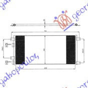 Radiator Ac/ 2 8 D/Tdi (64x31x16) 03- - Iveco Daily 2000 , 504022601