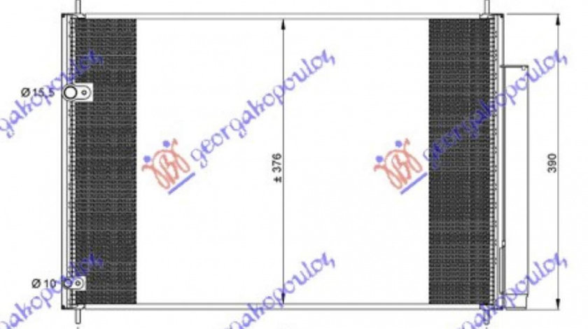 Radiator Ac/ (64x29x1 6) 1 8i 16v Hybrid - Toyota Auris 2010 , 88460-47150