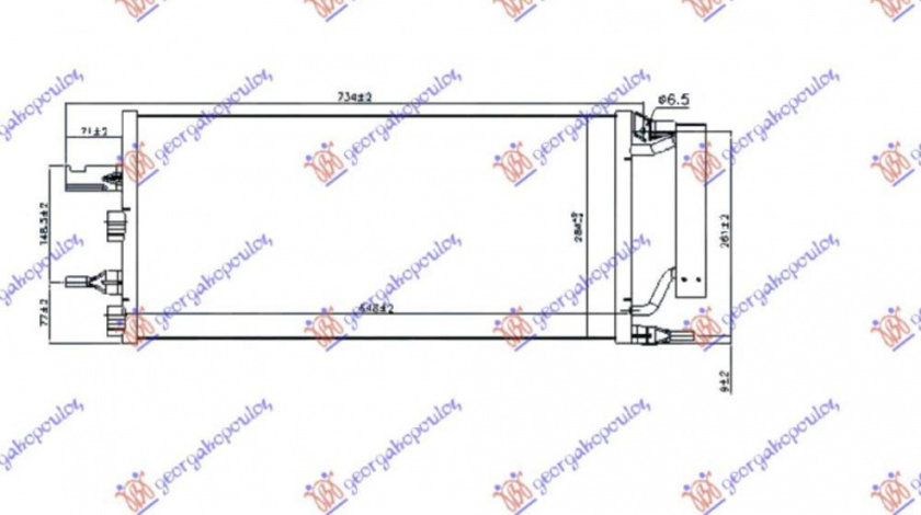 Radiator Ac/ Benzina-Diesel (610x290x12) - Mini Cabrio (F57) 2015 , 64509271204