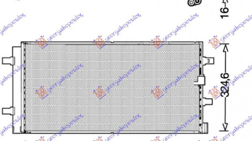 Radiator Ac/ Benzina-Diesel (650x325x16) - Audi A6 2014 , 8t0260403d