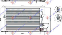 Radiator Ac/ - Ford Mondeo 1996 , 1055189