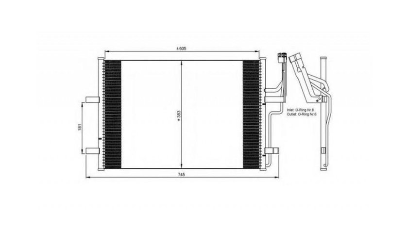 Radiator ac Mazda 3 (BK) 2003-2009 #3 103622