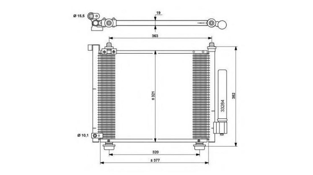 Radiator ac Opel AGILA (A) (H00) 2000-2007 #2 08072036