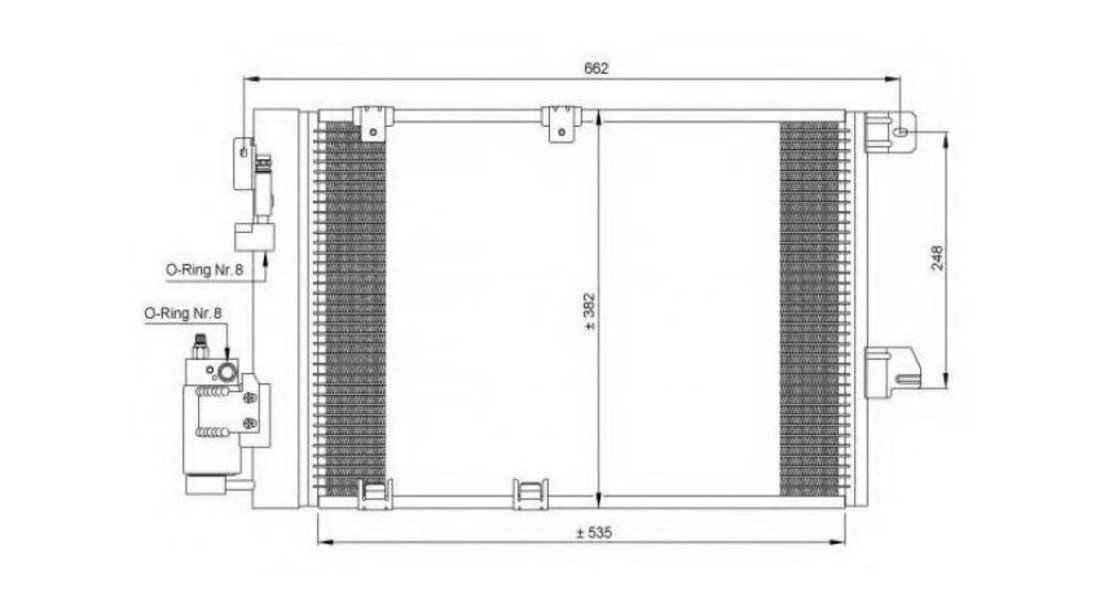 Radiator ac Opel ASTRA G cupe (F07_) 2000-2005 #2 08072010