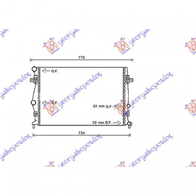 Radiator Apa 1 2 Tsi Benzina - 1 6 Tdi Diesel (650x98x32) - Vw Golf Vii Variant (Bv5) 2017 , 5q0121251el