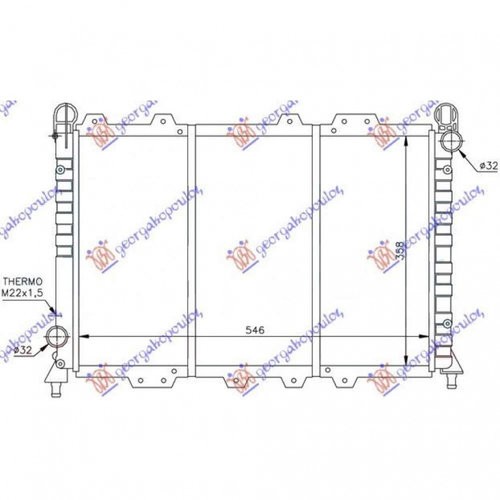 Radiator Apa - Alfa Romeo 146 1994 , 60586994