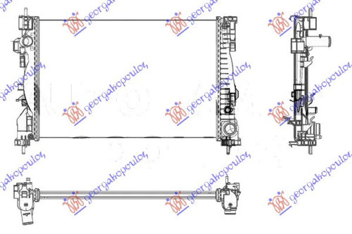 Radiator Apa - Alfa Romeo Giulietta 2010 , 50514474