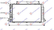 Radiator Apa - Audi 80 1991 , 8a0121251