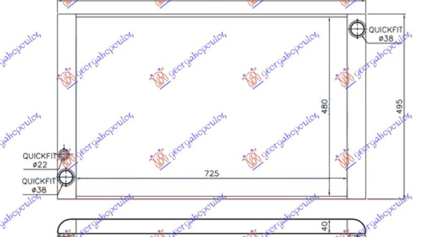 Radiator Apa - Audi A8 2002 , 4e0121251